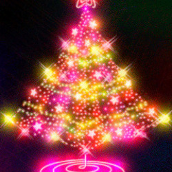 크리스마스 시즌 움짤 Christmas 겨울 tree 트리 나무 겨울 예쁜 반짝